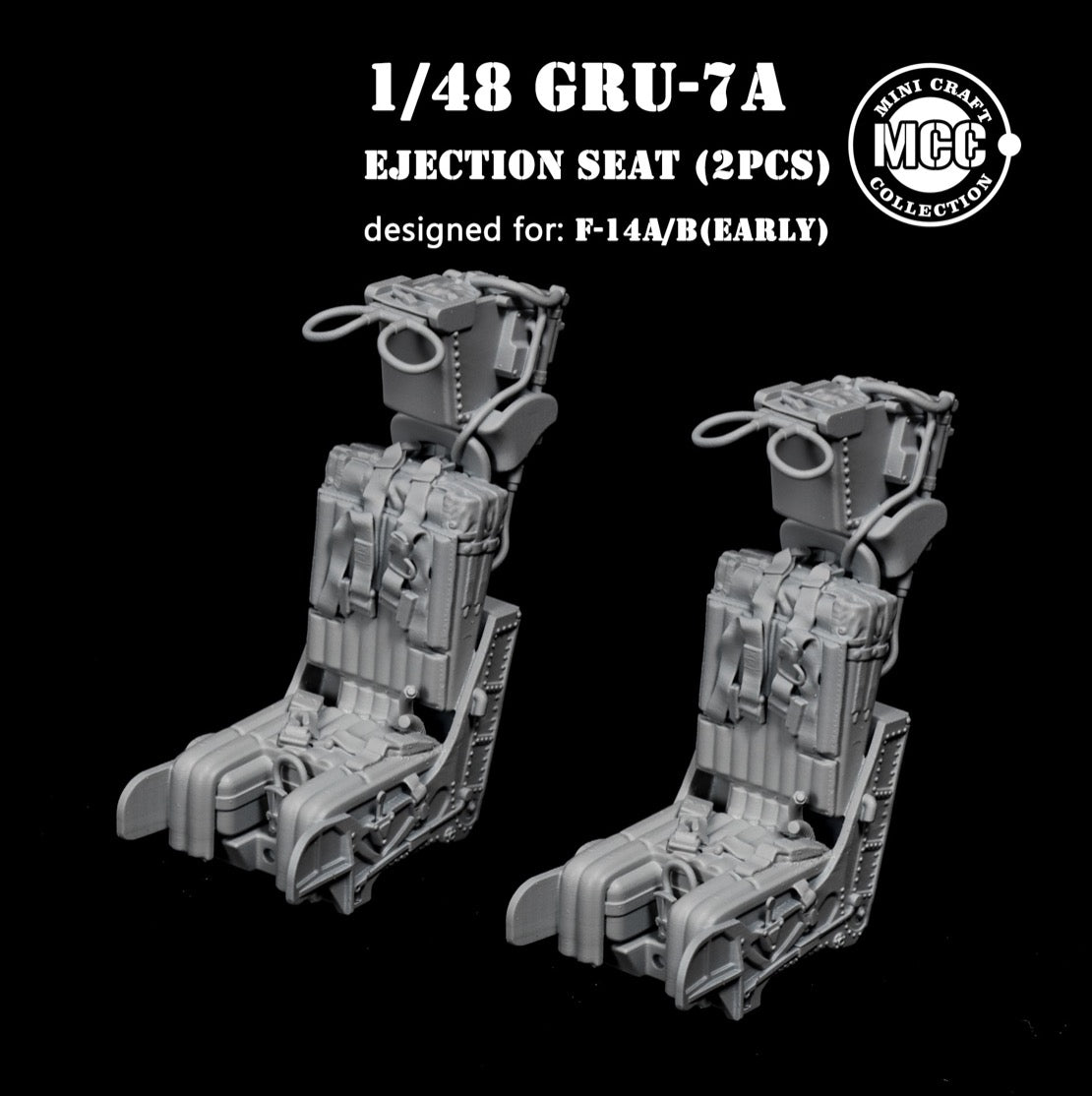 Mini Craft Collection MCC 4808 1:48 GRU-7A Ejection Seats for F-14A/B Tomcat Early (2pcs)