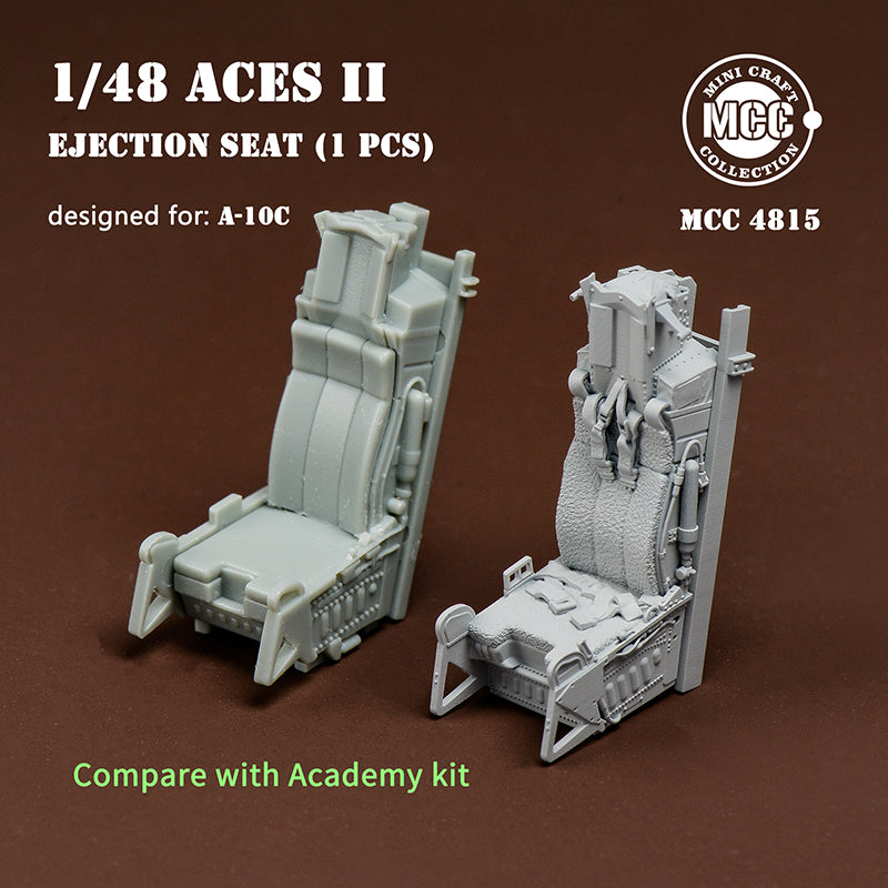 Mini Craft Collection MCC 4815 1:48 ACES II Ejection Seat for Republic A-10A/C (1pc) 3D-Printed