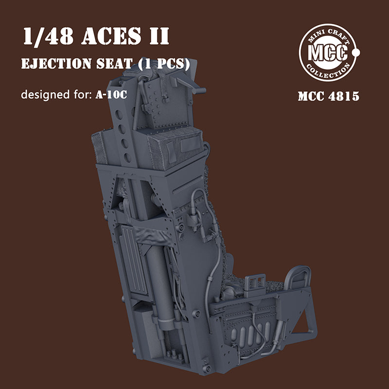 Mini Craft Collection MCC 4815 1:48 ACES II Ejection Seat for Republic A-10A/C (1pc) 3D-Printed