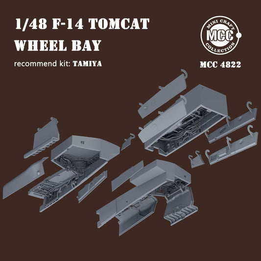 Mini Craft Collection MCC4822 1:48 Grumman F-14 Tomcat Wheel Bay