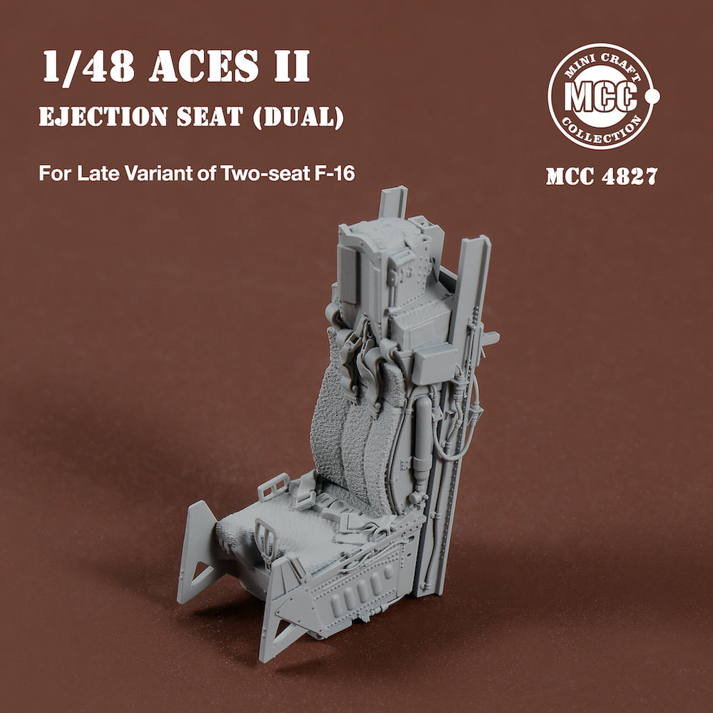 Mini Craft Collection MCC4827 1:48 ACES II Ejection Seats for F-16 Two-seat Variant Late (2pcs)