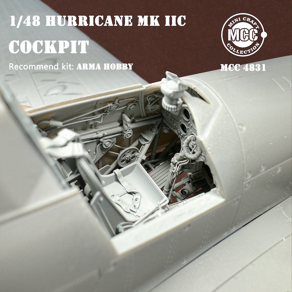 Mini Craft Collection MCC4831 1:48 Hawker Hurricane Mk.IIc Cockpit