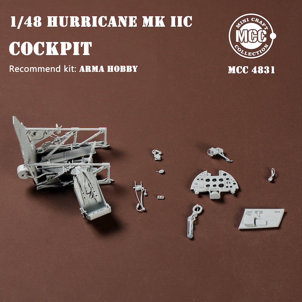 Mini Craft Collection MCC4831 1:48 Hawker Hurricane Mk.IIc Cockpit