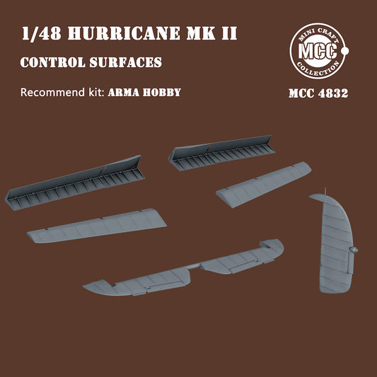 Mini Craft Collection MCC4832 1:48 Hawker Hurricane Mk.IIB/Mk.IIC Control Surfaces