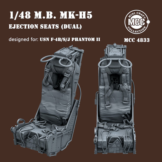 Mini Craft Collection MCC 4833 1:48 Martin Baker Mk.h5 Ejection seat-navy (x 2pcs)