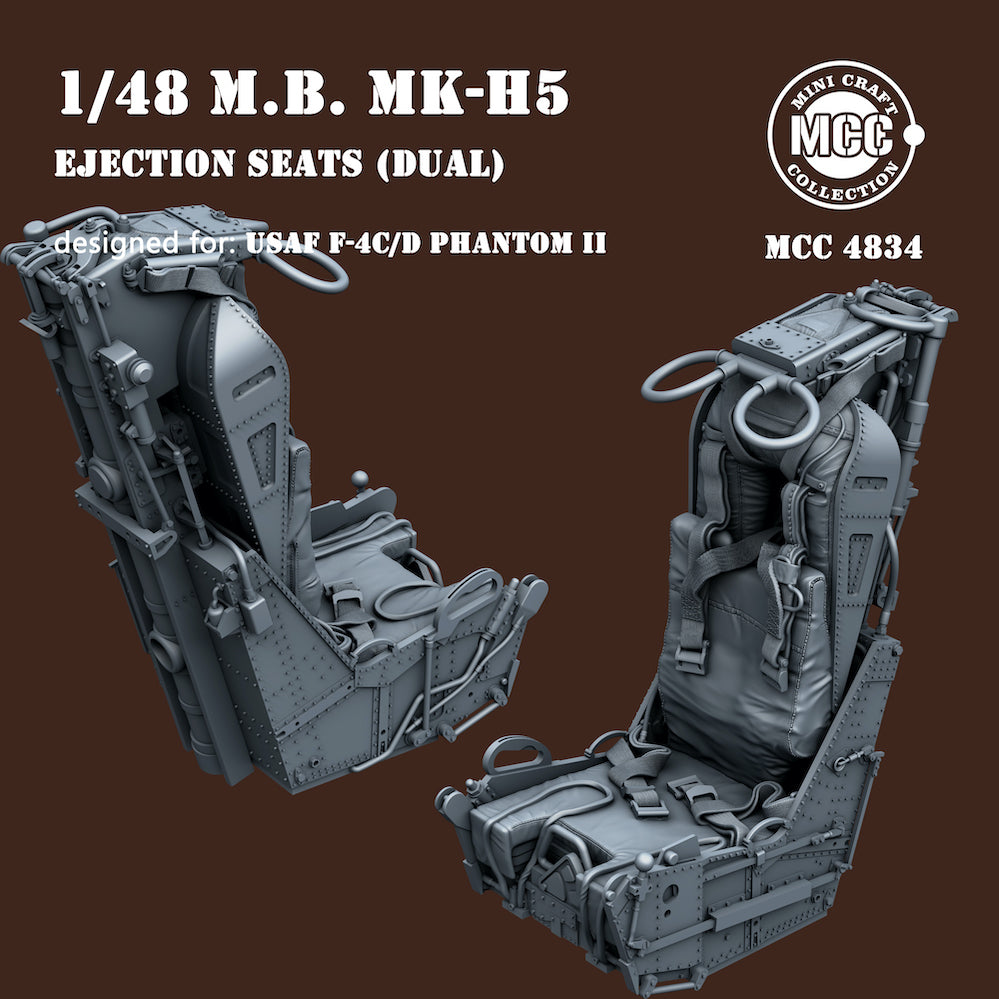 Mini Craft Collection MCC 4834 1:48 Martin Baker Mk.h5 Ejection seat-air force ( x 2pcs)