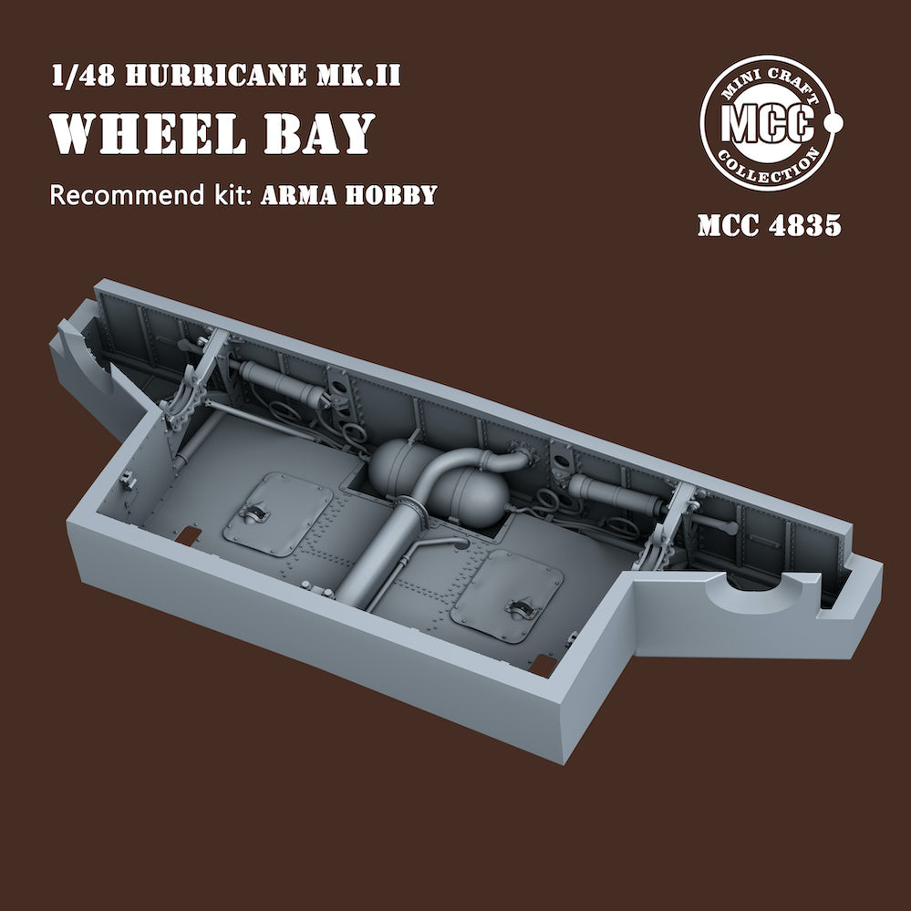 Mini Craft Collection MCC4835 1:48 Hawker Hurricane Mk.II Wheel bay
