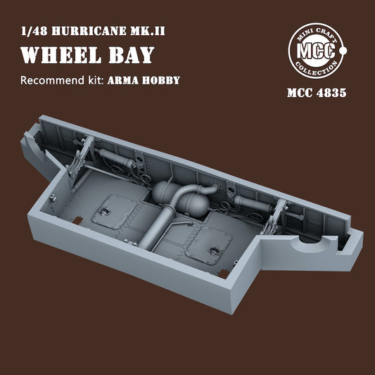 Mini Craft Collection MCC4835 1:48 Hawker Hurricane Mk.II Wheel bay