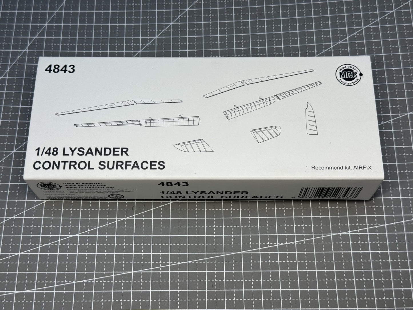 Mini Craft Collection MCC 4843 1:48 Westland Lysander Mk.I/III separate control surfaces flaps set