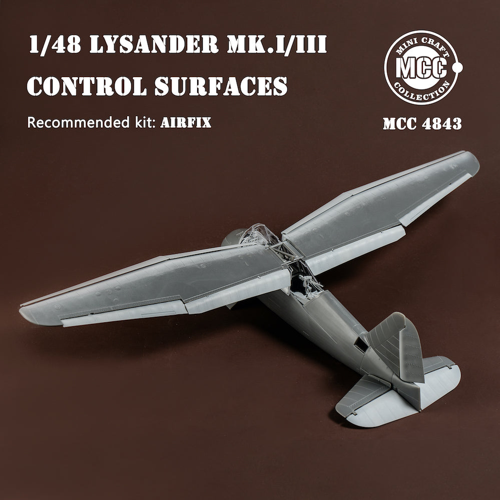Mini Craft Collection MCC 4843 1:48 Westland Lysander Mk.I/III separate control surfaces flaps set