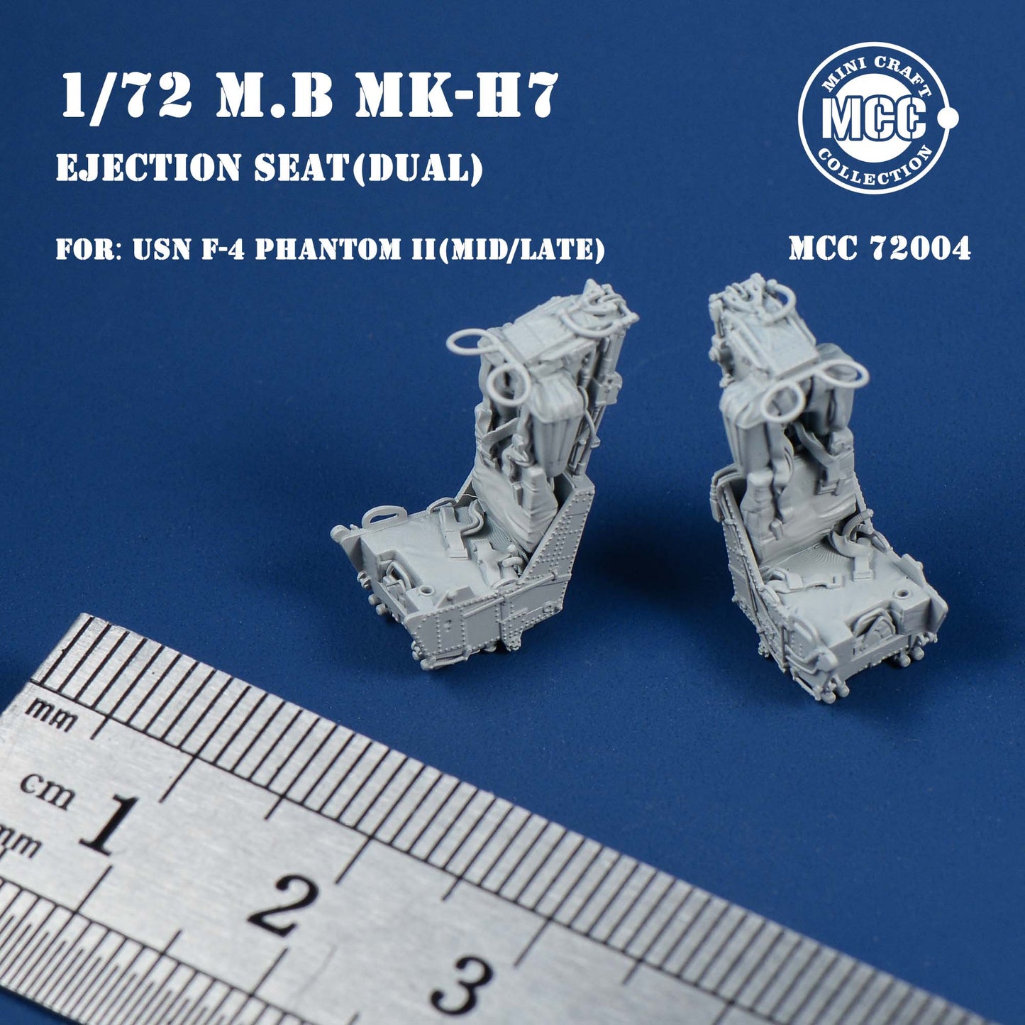 Mini Craft Collection MCC72004 1:72 Martin-Baker MK.H7 Ejection Seats for McDonnell F-4 Phantom II Navy variants (2pcs)