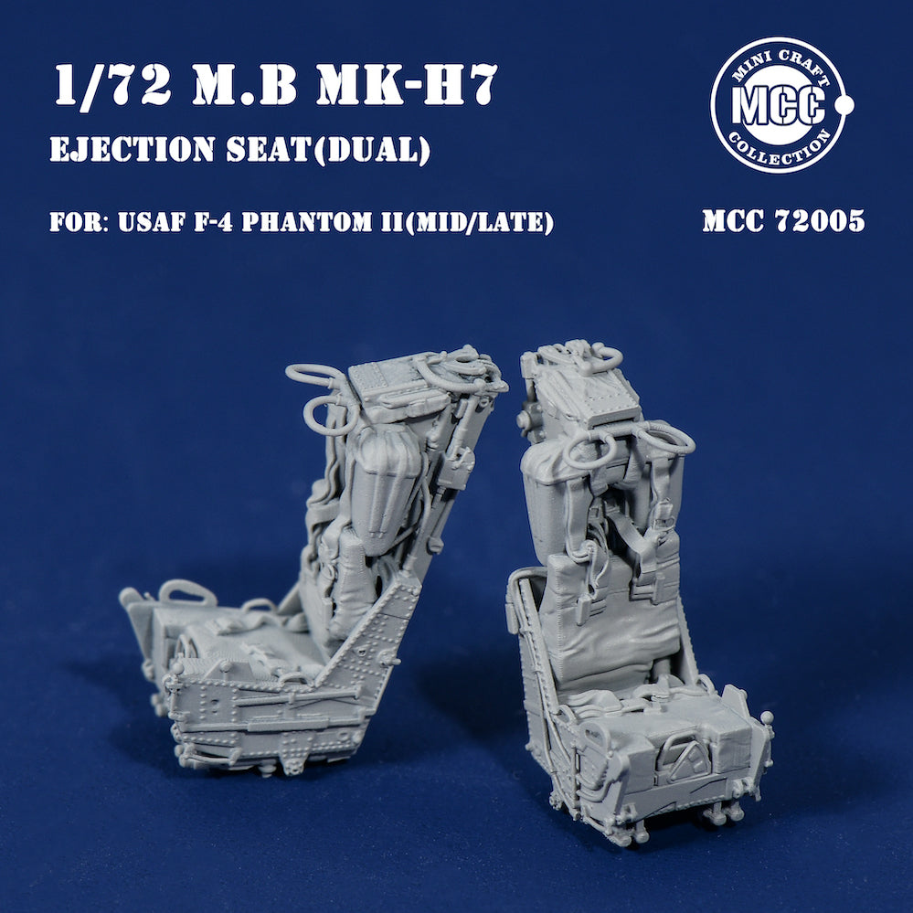 Mini Craft Collection MCC72005 1:72:00 M.B MK.H7 Ejection Seats for F-4 Phantom II Air Force variants (2pcs)