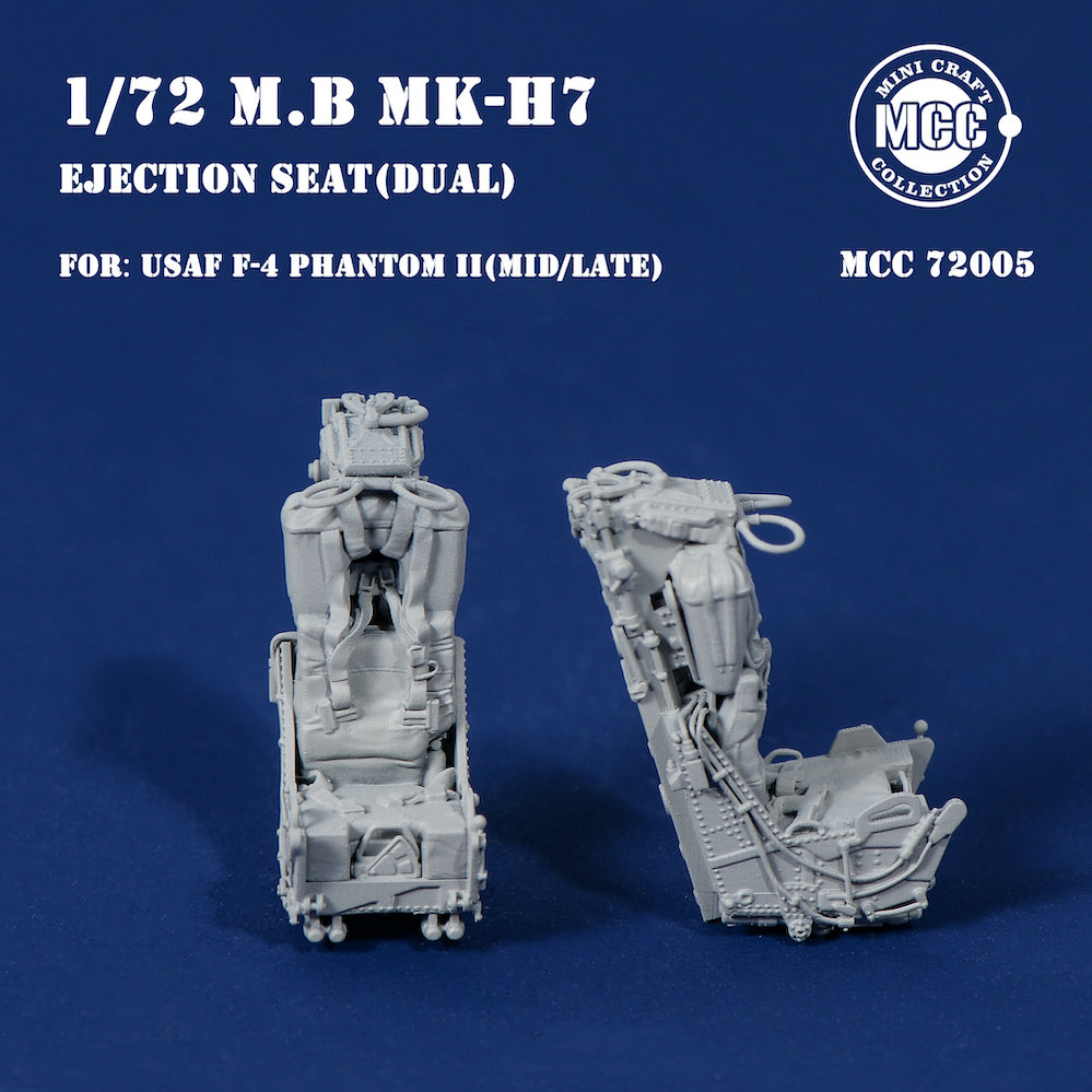 Mini Craft Collection MCC72005 1:72:00 M.B MK.H7 Ejection Seats for F-4 Phantom II Air Force variants (2pcs)