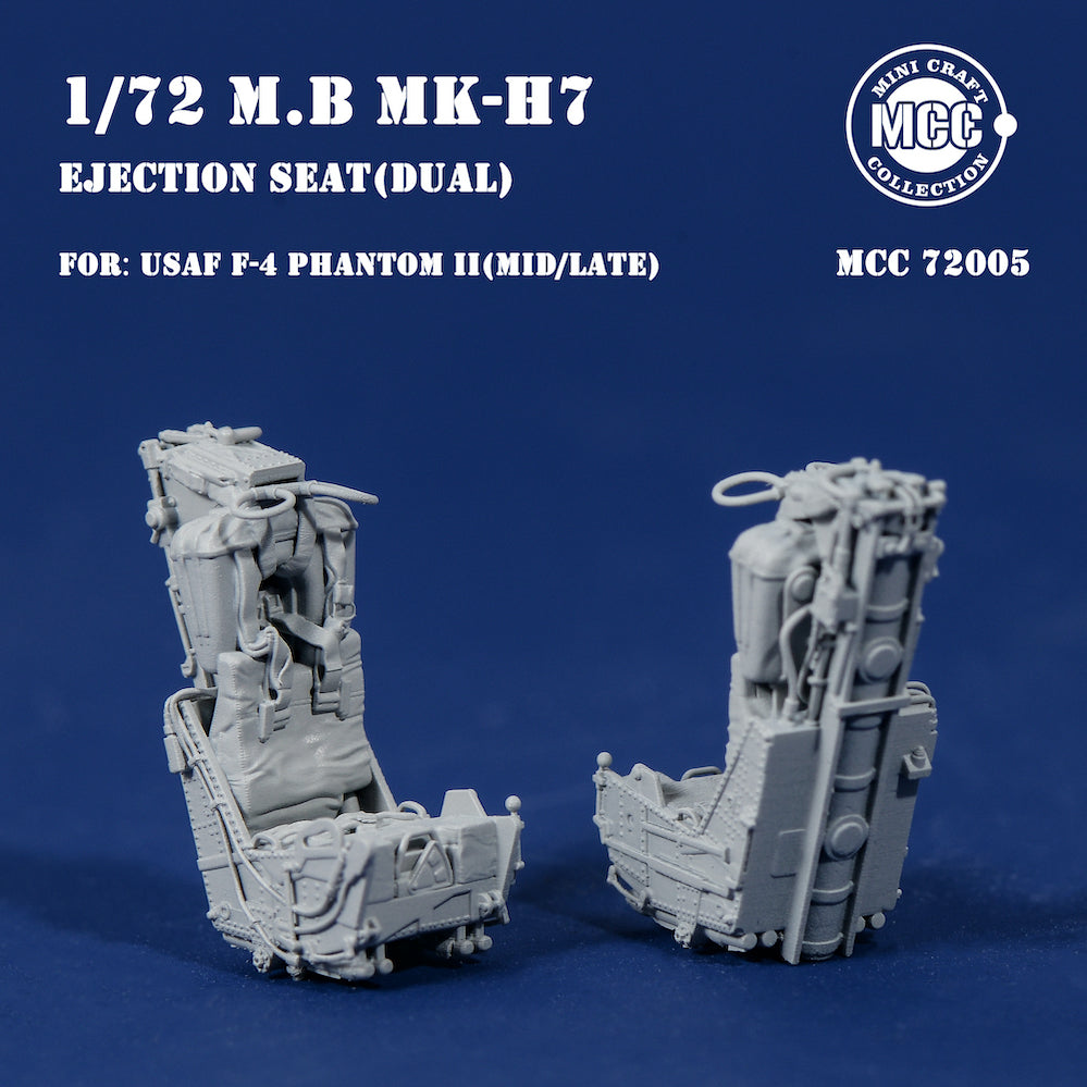 Mini Craft Collection MCC72005 1:72:00 M.B MK.H7 Ejection Seats for F-4 Phantom II Air Force variants (2pcs)