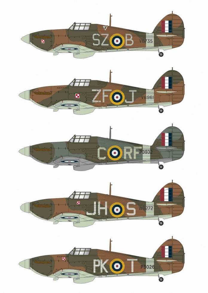 Model Maker Decals MD32219 1:32 Hawker Hurricane Mk.II/Mk.IV in Polish service part 1