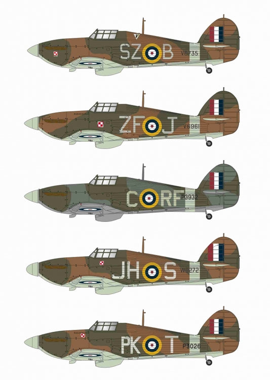 Model Maker Decals MD32219 1:32 Hawker Hurricane Mk.II/Mk.IV in Polish service part 1