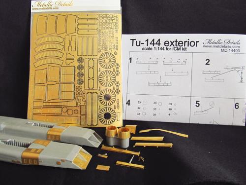 Metallic Details 14403 1:144 Tupolov Tu-144