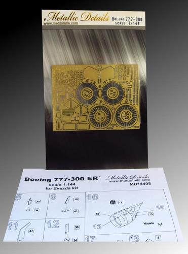 Metallic Details MD14405 1:144 Boeing 777-300 ER
