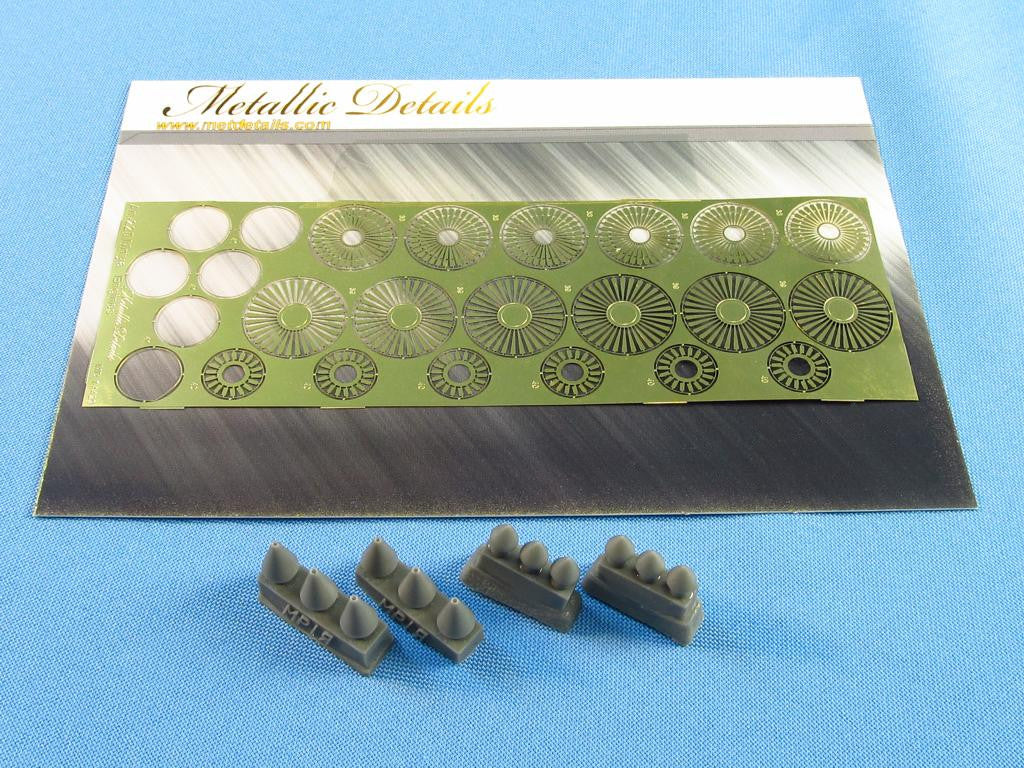 Metallic Details 14429 1:144 Antonov An-225 Mrija Engine fan details
