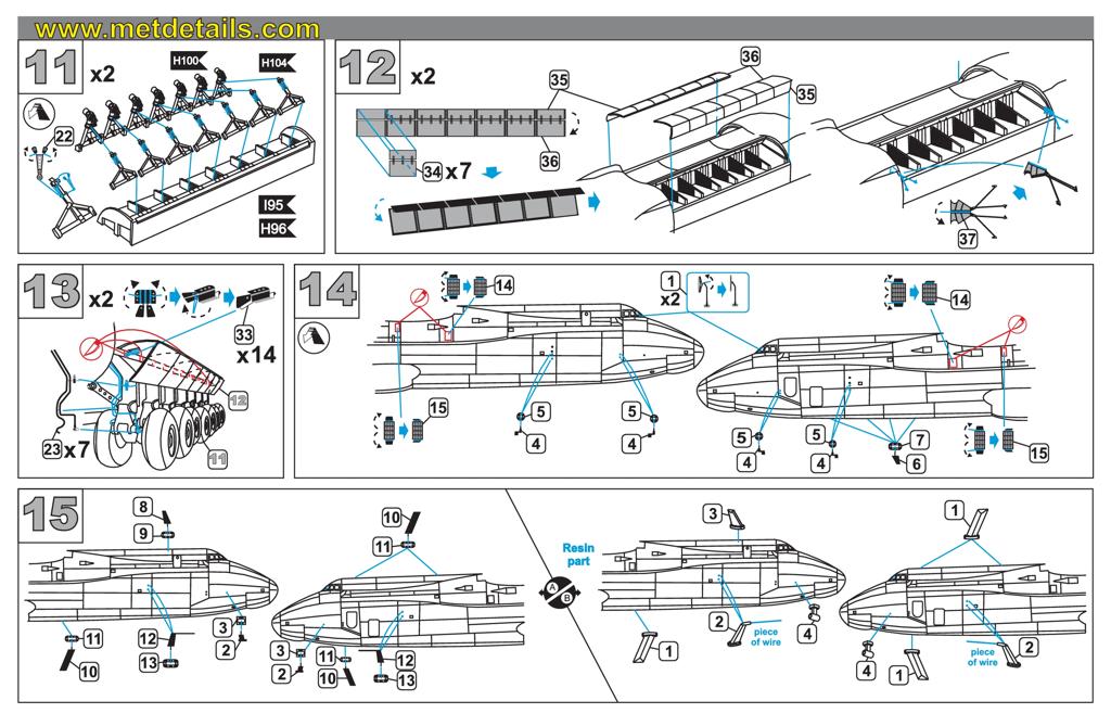 Metallic Details 14431 1:144 Antonov An-225 Mrija Big edition