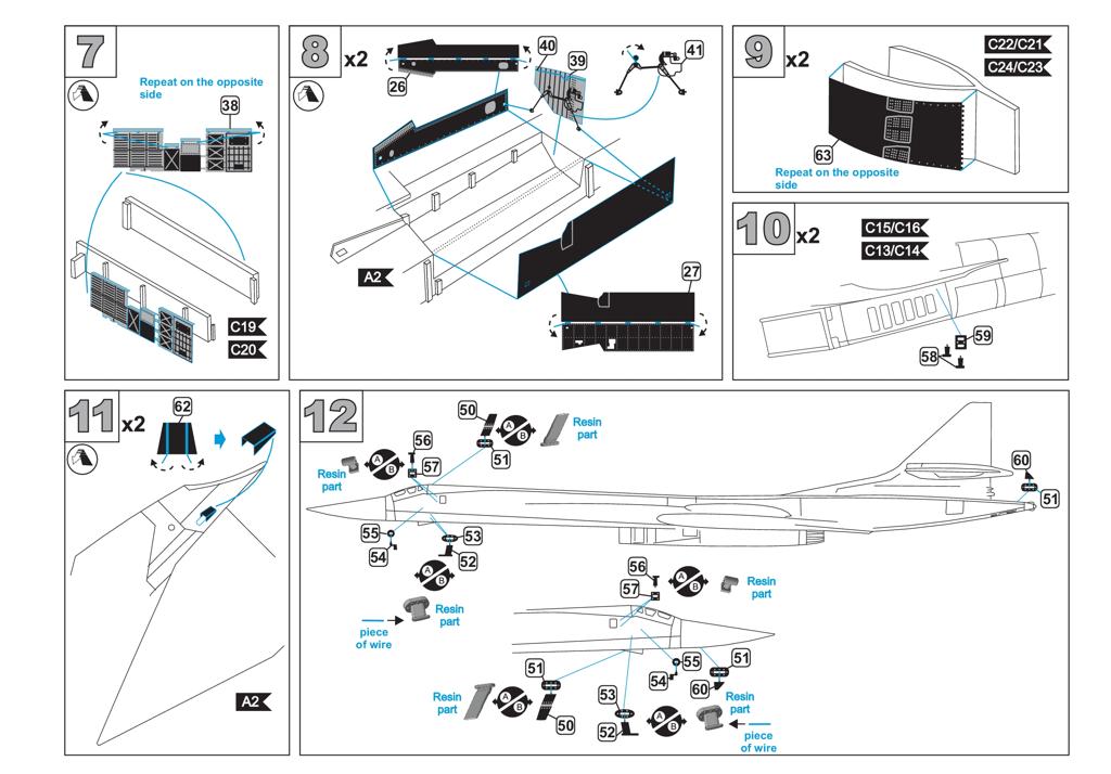 Metallic Details 14436 1:144 Tupolev Tu-160