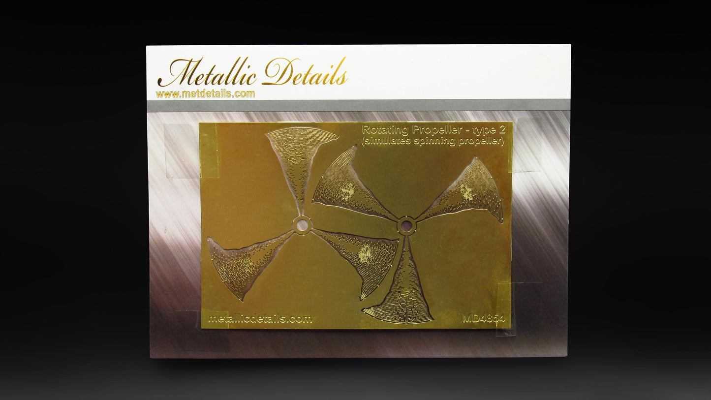 Metallic Details MD4854 1:48 Rotating propeller EFFECT type 2