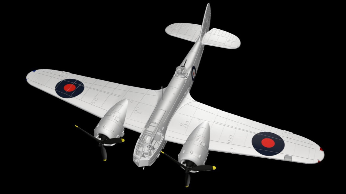 Metallic Details MDR14460 1:144 Bristol Blenheim 3D Printed with decals and etched parts