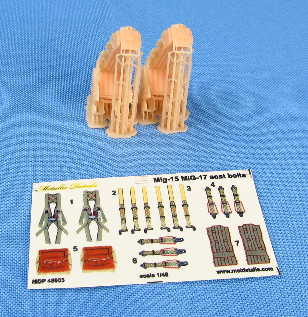 Metallic Details MDR48234 1:48 Ejection seat KK-2 (3D-Printed) for Mikoyan MiG-15 and MiG-17