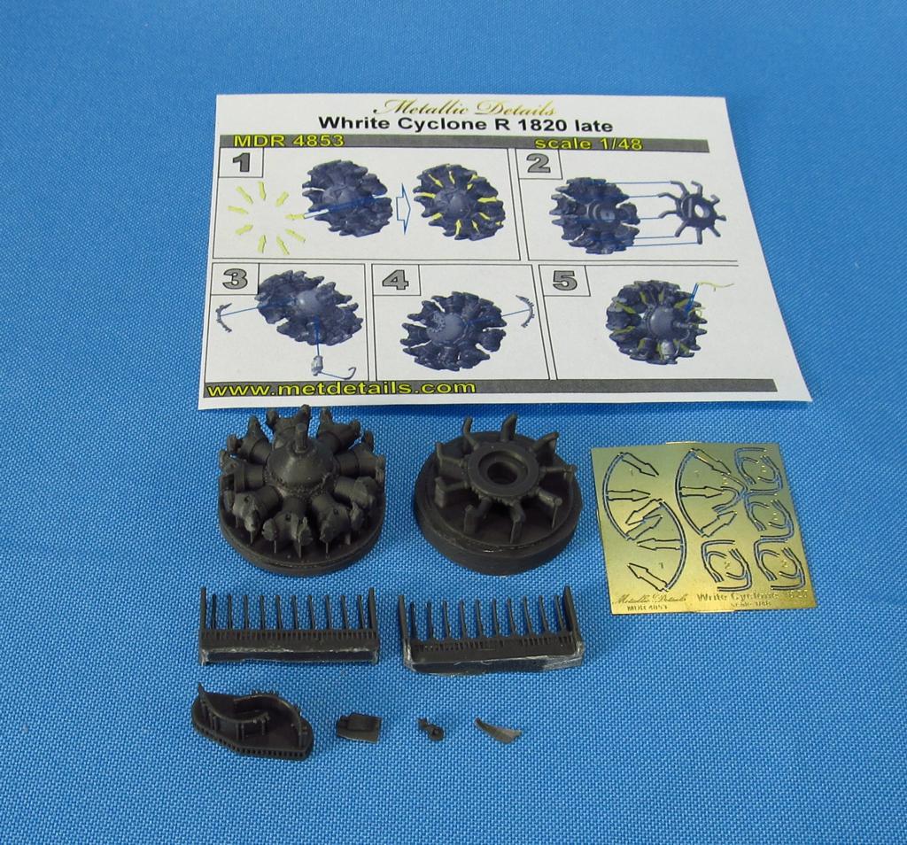 Metallic Details MDR4853 1:48 Wright R-1820 Cyclone late