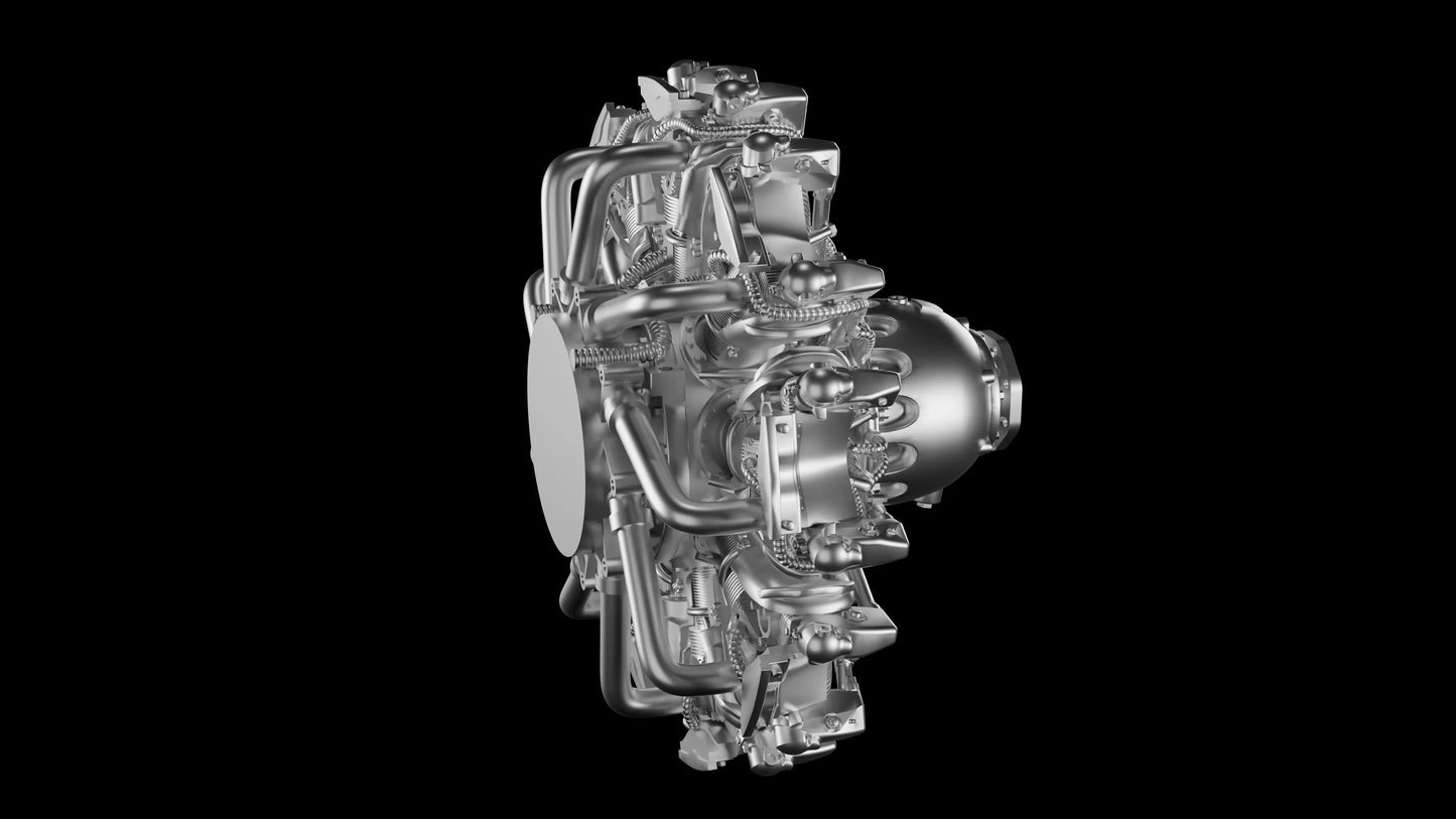 Metallic Details MDR72125 1:72 BMW Bramo Fafnir 323 Engine