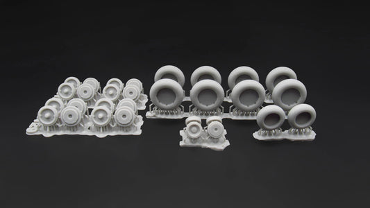 Metallic Details MDR72129 1:72 Ilyushin IL-18, Il-20, Il-22, Il-38 wheels only