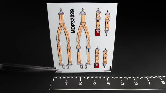 Metallic Details MDP32029 1:32 Republic P-47, North-American P-51 seat belts