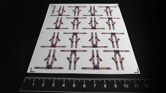 Metallic Details MDP32031 1:32 Sikorsky UH-60 seat belts for cabin seats