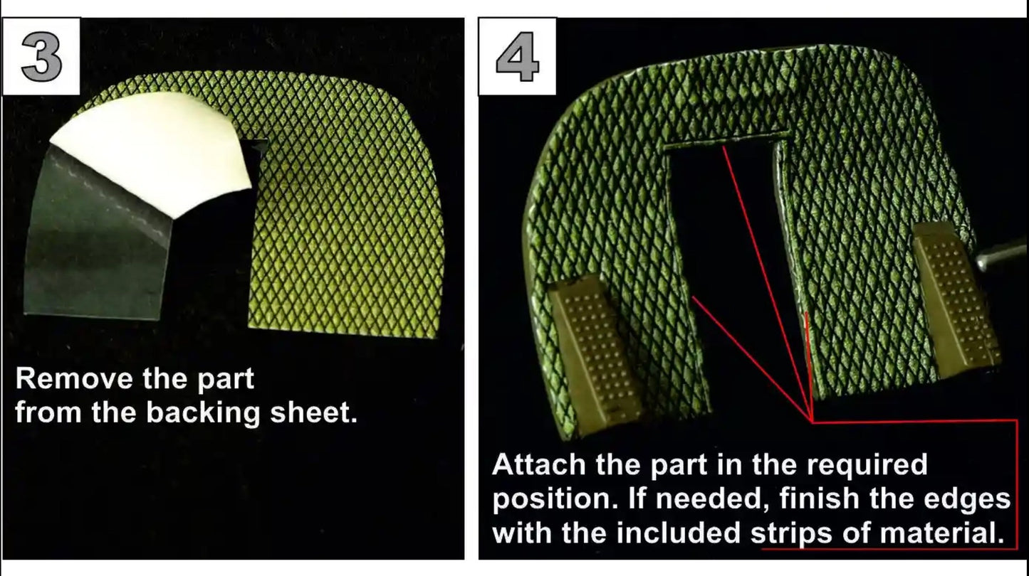 Metallic Details MDP32035 1:32 Cockpit Interior Upholstery (Green)