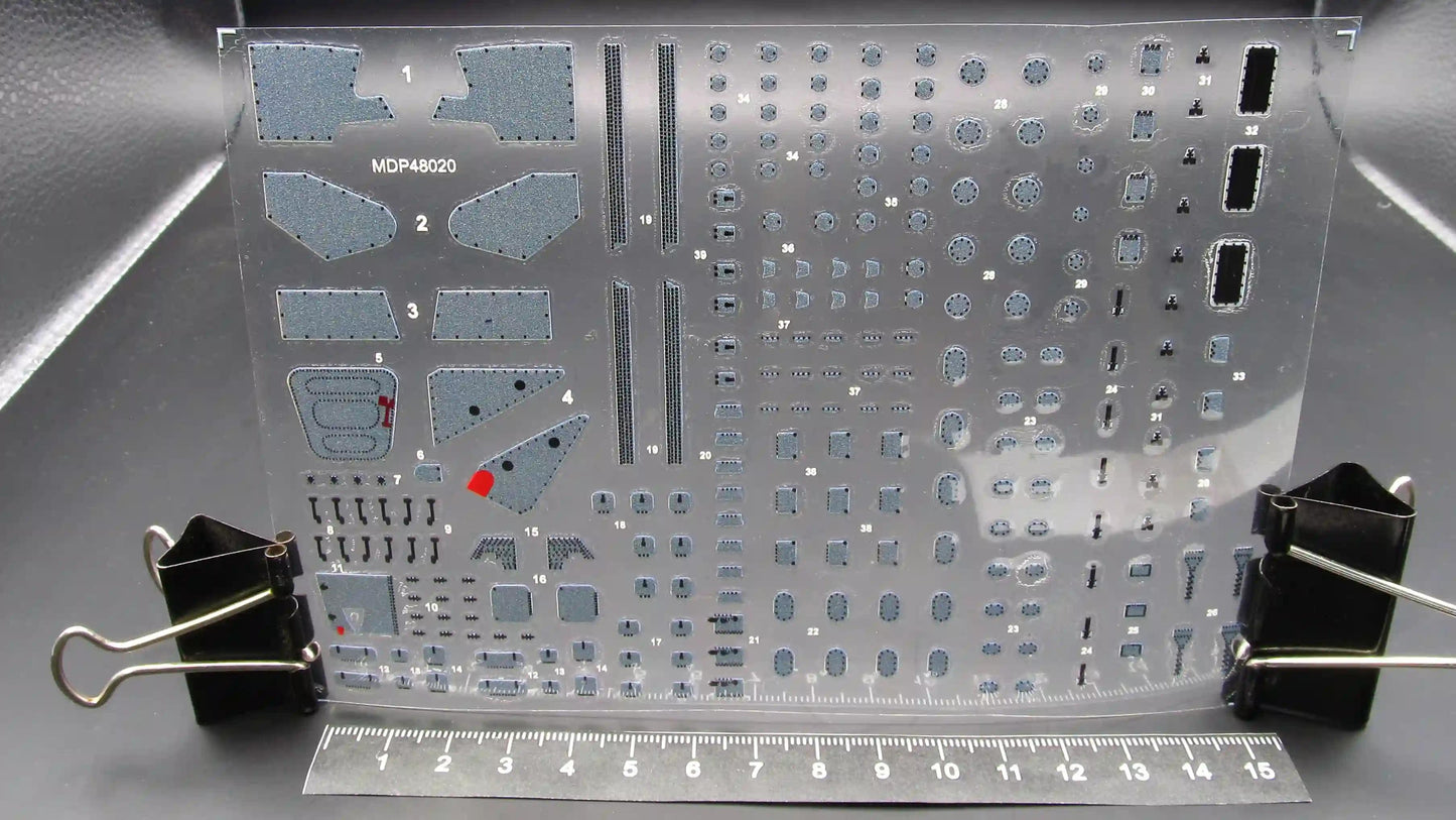 Metallic Details MDP48020 1:48 Mil Mi-24VP Hatches and Panels