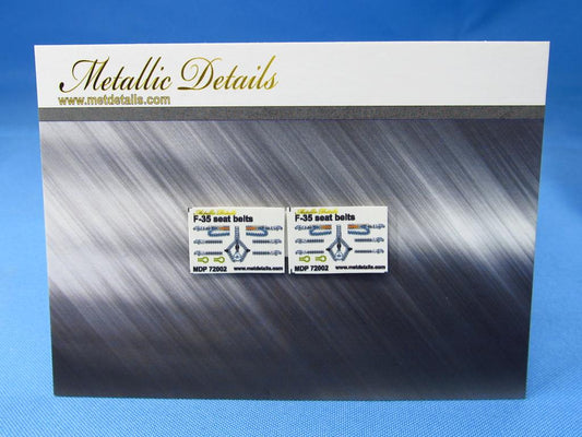 Metallic Details MDP72002 1:72 Lockheed-Martin F-35. Seat belts 3d-printed