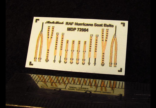 Metallic Details MDP72004 1:72 RAF Hawker Hurricane seat belts