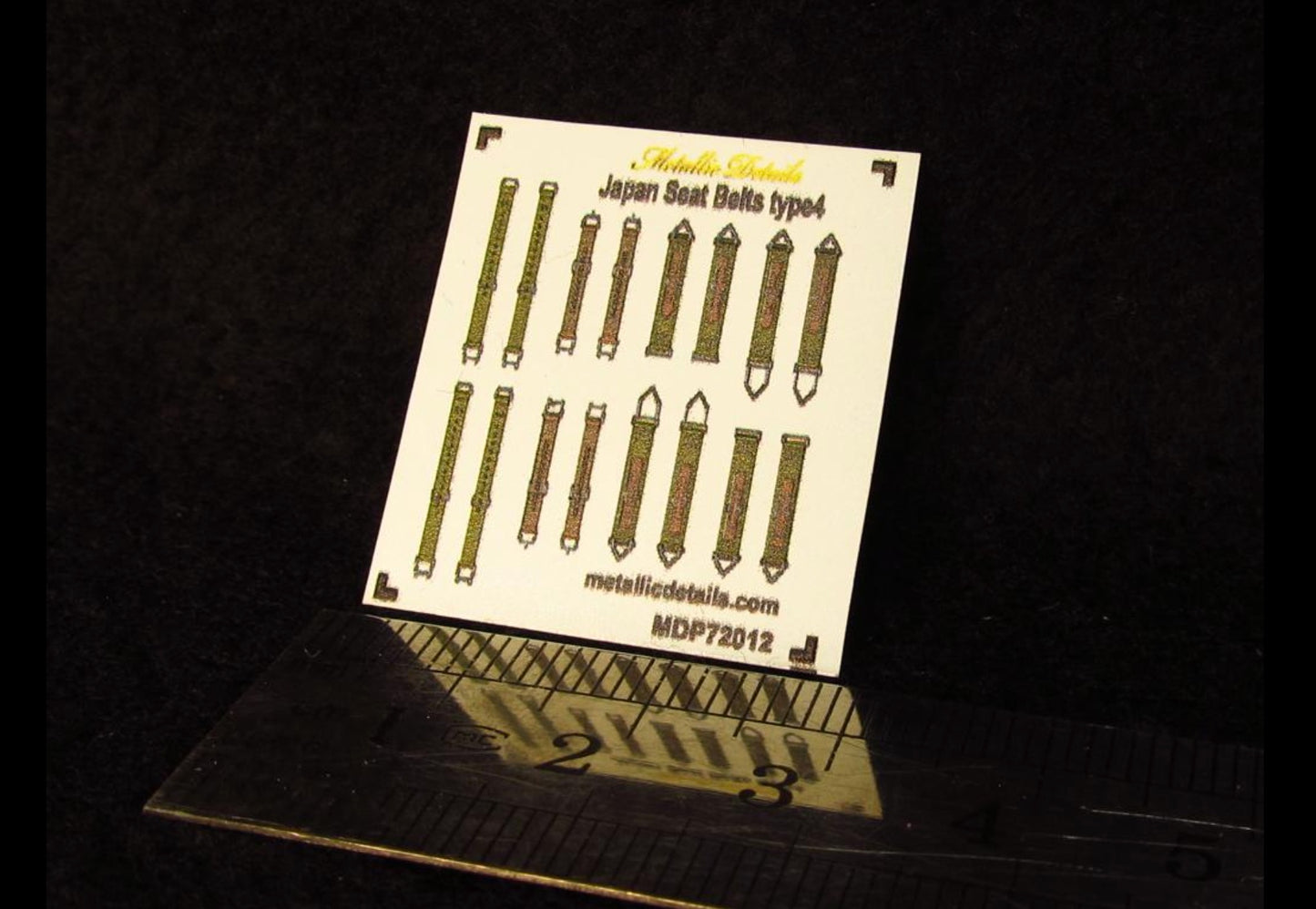 Metallic Details MDP72012 1:72 Japan seat belts WWII type 4