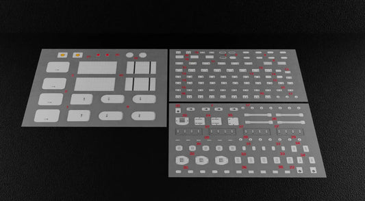 Metallic Details MDP72035 1:72 Ilyushin Il-18, Il-20, Il-38. Hatches and Exterior Panels