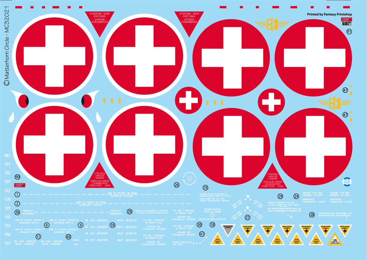 Matterhorn Circle MC32021 1:32 de Havilland DH-100 Mk.6 Vampire
