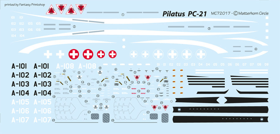 Matterhorn Circle MC72017 1:72 Pilatus PC-21 Birth of the PC-21