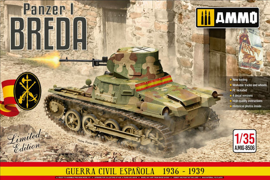 AMMO MIG8506 1:35 Panzer I 'Breda' Spanish Civil War 1936 - 1939 Limited Edition