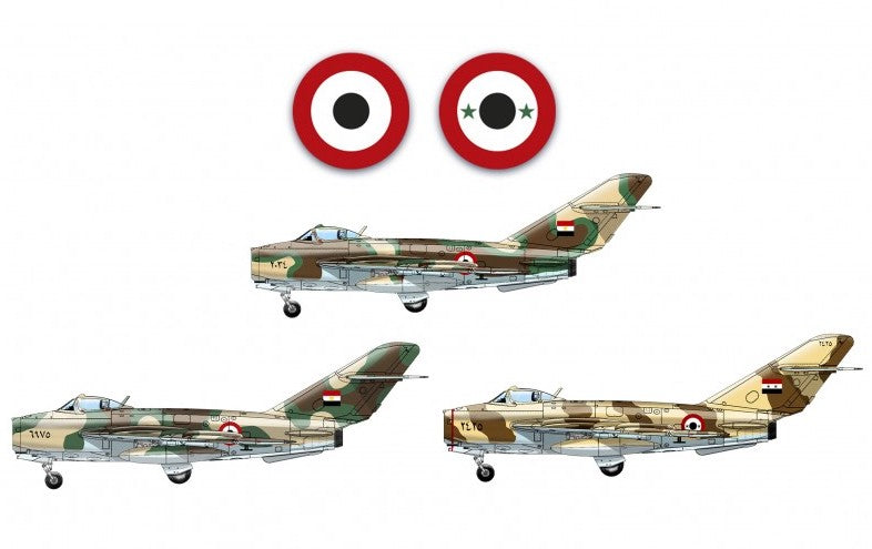 AMMO MIG8511 1:48 Mikoyan MiG-17F Fresco C (Egyptian Air Force, Syrian Air Force)