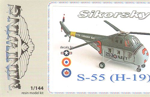 Miniwing 039 1:144 Sikorsky S-55 / H-19