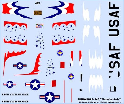 Miniwing 082 1:144 Republic F-84G Thunderjet