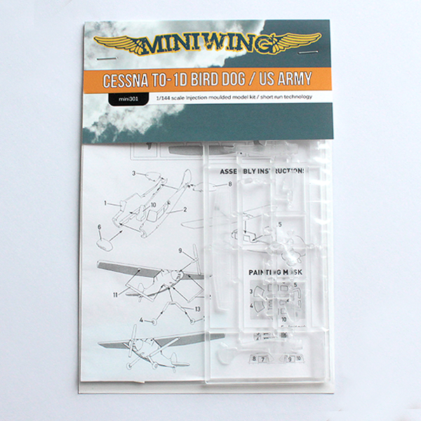 Miniwing-Plastic 302 1:144 Cessna O-1 BIRD DOG / Chilean AF