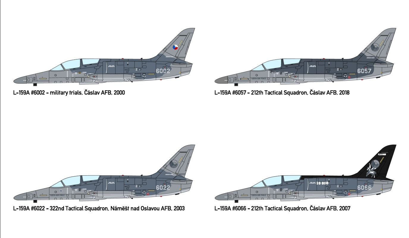 Miniwing-Plastic 323 1:144 Aero L-159A ALCA / Czech Air Force