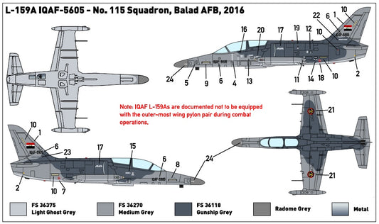 Miniwing-Plastic 324 1:144 Aero L-159A ALCA / Iraqi Air Force