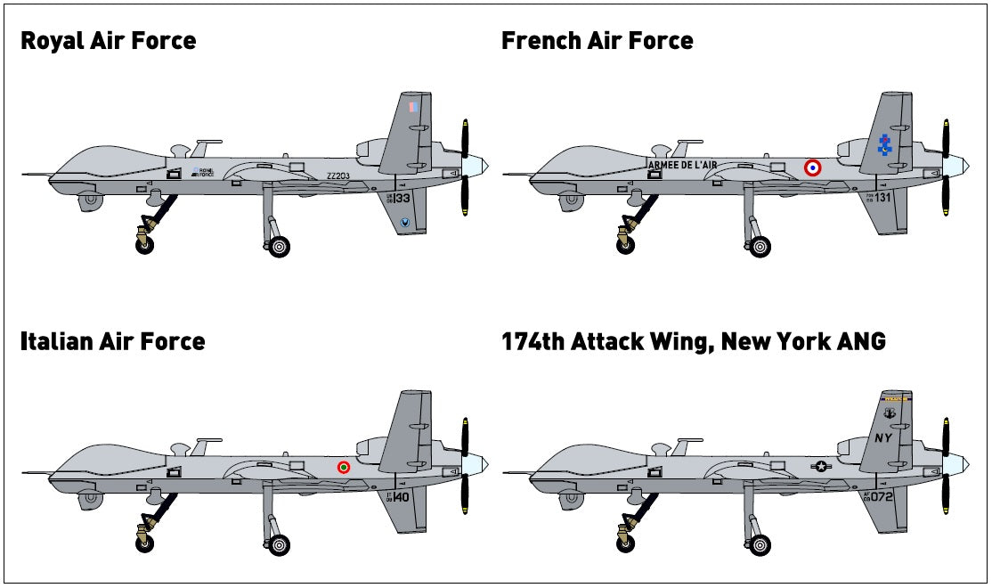 Miniwing-Plastic 328 1:144 General-Atomics MQ-9 Reaper.