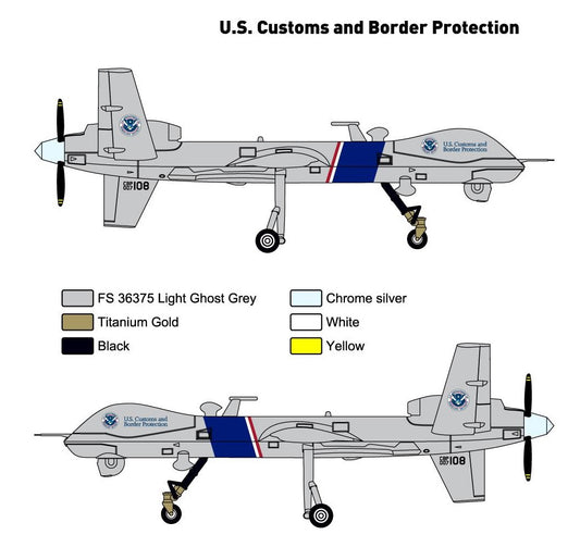 Miniwing-Plastic 330 1:144  MQ-9 Reaper U.S. Customs and Border Protection